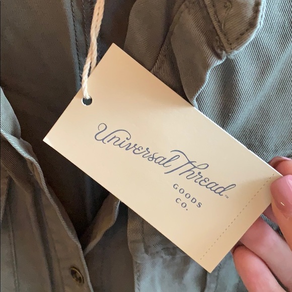 NWT Army Green Romper - Picture 6 of 8